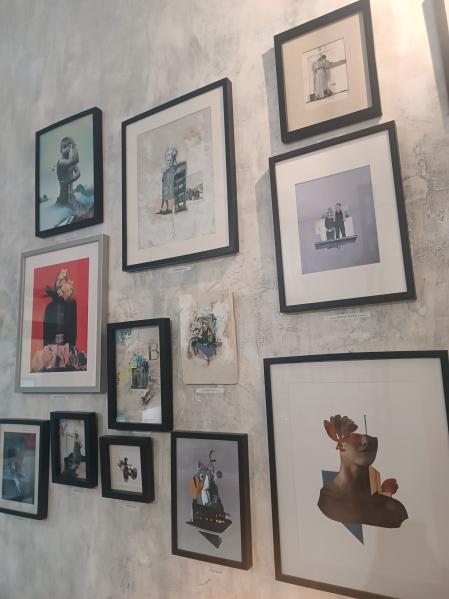 Collage, arteterapia, galería de arte Covington