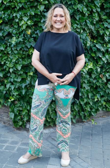 Mayka Navarro en la fiesta de fin de temporada de Ana Rosa Quintana