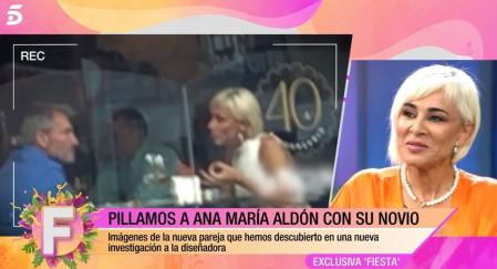 Ana María junto al misterioso hombre que ha cautivado su corazón