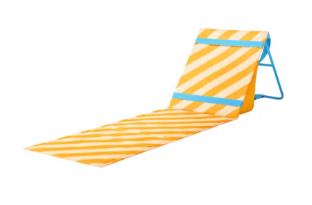STRANDÖN Tumbona, amarillo y azul