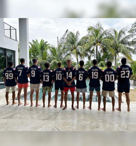 Marcos Llorente, de despedida de soltero