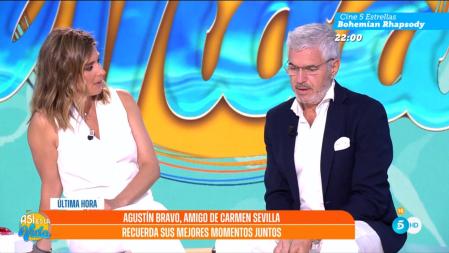 Agustín Bravo, abatido por el estado de salud de Carmen Sevilla: 