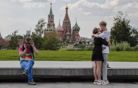 El Moscú se respiraba este lunes una sensación de tranquilidad