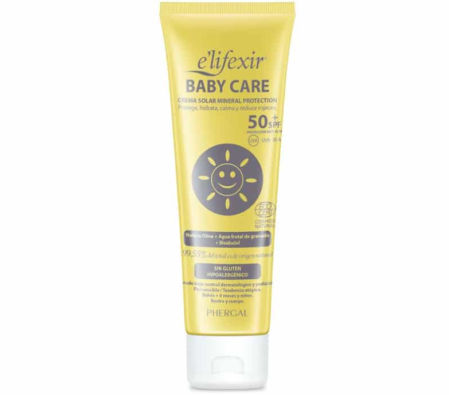e'lifexir, crema solar mineral Baby Care 50+