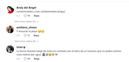 Comentarios al vídeo de los polvos talco