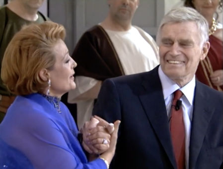 Charlon Cheston, muy cariñoso durante su reencuentro con Carmen Sevilla