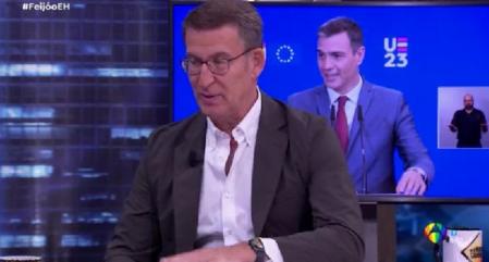 Feijóo en su visita a 'El Hormiguero'