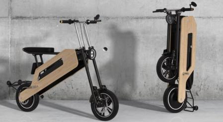 Tom, el curioso vehículo eléctrico urbano hecho con materiales naturales.