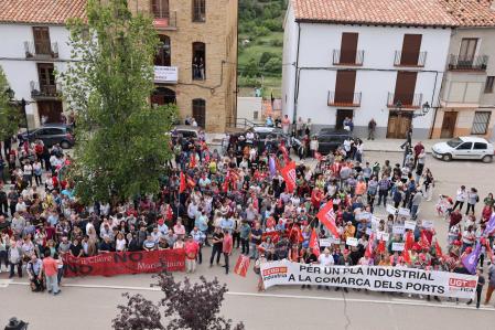 Final de la manifestación del pasado 9 de junio en Vilafranca