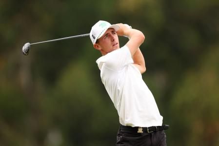 El golfista español David Puig en acción en el US Open de este 2023