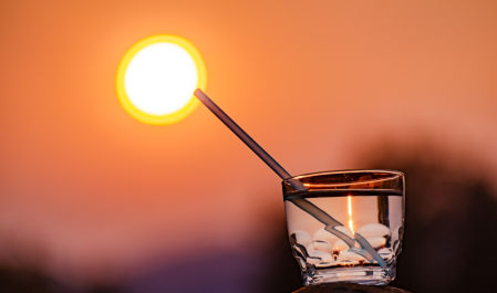 Hasta el sol necesita hidratarse.