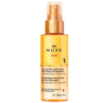 Nuxe Sun Aceite Lácteo Capilar, protector hidratante