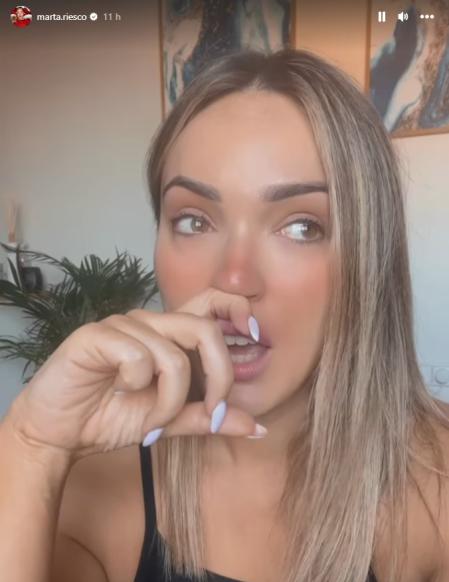 Marta Riesco no está pasando por su mejor momento.