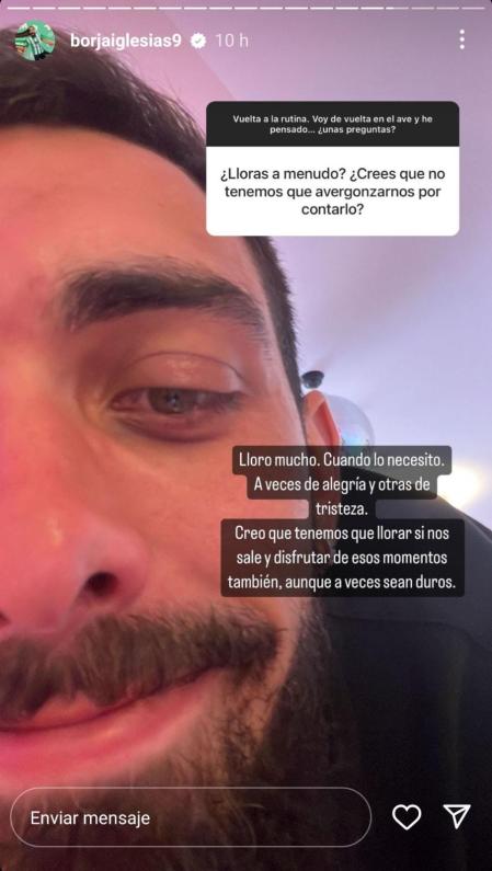 Borja Iglesias se abre en canal sobre sus sentimientos