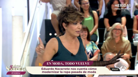 Sonsoles Ónega se niega a ponerse un vestido de novia en directo