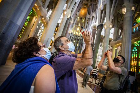 29 - 05 - 2021 / Barcelona / La Sagrada Familia vuelve a abrir / Foto: Llibert Teixidó