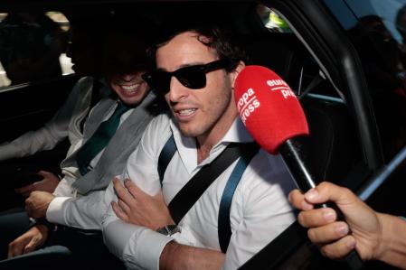 íñigo Onieva en la llegada a su boda