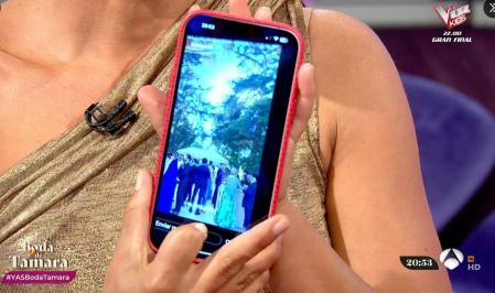 Sonsoles Ónega desvela la primera imagen de la boda de íñigo y Tamara