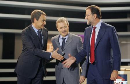 [25 de febrero de 2008] José Luis Rodríguez Zapatero vs. Mariano Rajoy