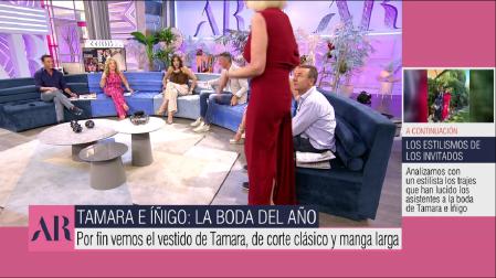 Bibiana Fernández reaparece en 'El programa de Ana Rosa' con gafas de sol tras la boda de Tamara Falcó