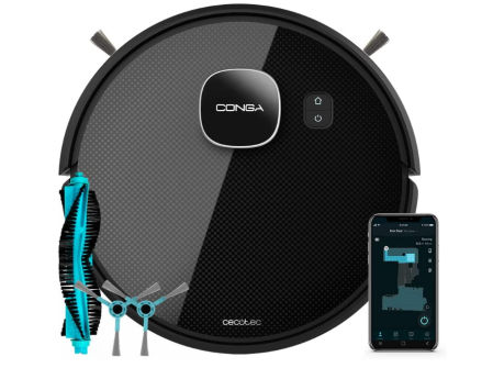 Cecotec Conga Eternal MAX Titanium, robot aspirador y friegasuelos