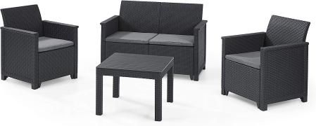 Keter, conjunto de jardin 4 plazas Emma