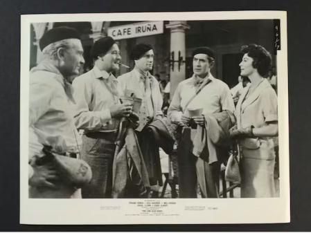 Tyrone Power, Eddie Albert, Errol Flynn, Ava Gardner y Mel Ferrer en la adaptación de Fiesta de Henry King, 1957.