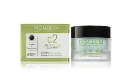 Facialderm Crema Facial C2 Antiedad & Antiestrés Facial Piel Mixta/Grasa