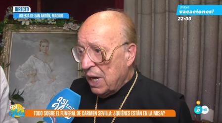 Rappel en el funeral de Carmen Sevilla