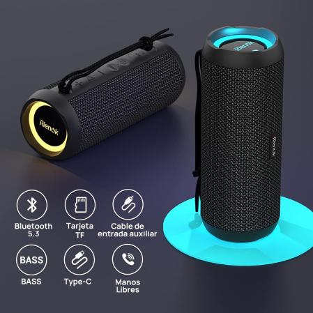 RIENOK Altavoz Bluetooth 5.3