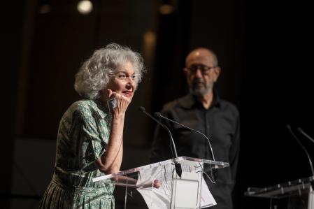 El presidente del Gobierno, Pedro Sánchez asiste a un acto en apoyo de la cultura este viernes en el Círculo de Bellas Artes de Madrid