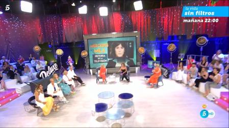 Plató de Sálvame Deluxe en su última emisión.