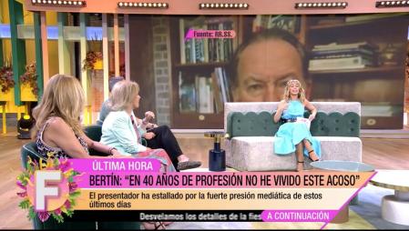 El programa aborda la polémica de Bertín Osborne