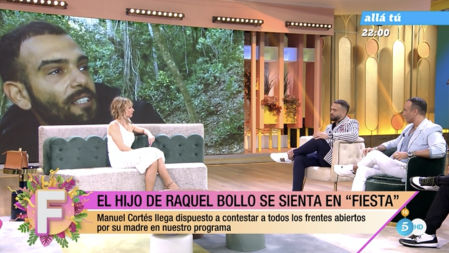 Emma García entrevista a Manuel Cortés en 'Fiesta'