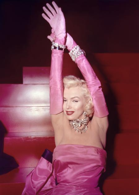 Marilyn Monroe en una escena de 'Los Caballeros las prefieren rubias'