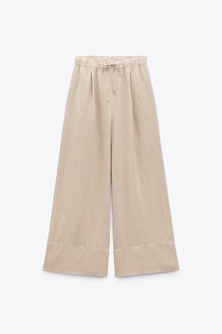 Pantalón de lino de Zara