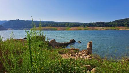 Pantano de Sau otra vez por debajo del 30%.