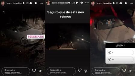 Bosco Martínez-Bordiú comparte el incidente con su coche atascado en un descampado, revelando los contratiempos de su travesía nocturna