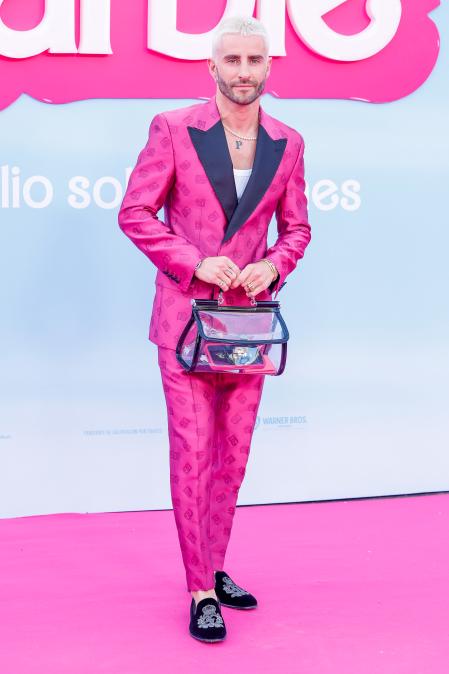 Pelayo Díaz en la premiere de 'Barbie' en Madrid