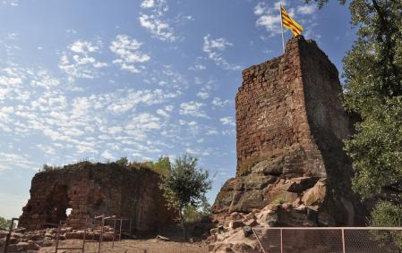 Vista del Castell de Cervelló