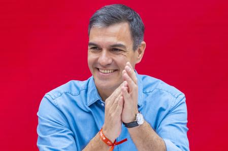 El líder del PSOE, Pedro Sánchez, en la reunió de l'executiva del partit