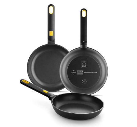 BRA Daily Pro - Set 3 sartenes aluminio fundido (20-24-28 cm)