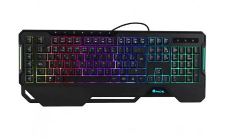NGS GKX-450 Teclado Gaming de Membrana con Luces RGB