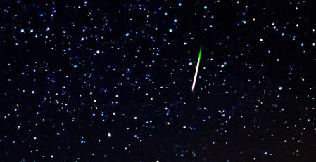 Delta Acuárida de cola verde.