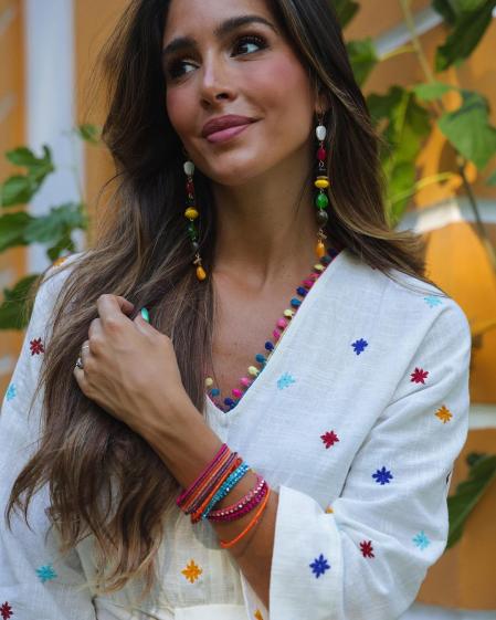 Detalle del vestido de Zara que ya ha estrenado Rocío Osorno