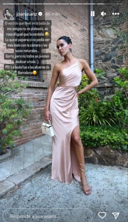 Joana Sanz se va de boda en la ciudad condal