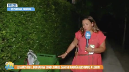 Caso Daniel Sancho: reportera de 'Así es la vida' encuentra bolsa de evidencias del crimen en la basura