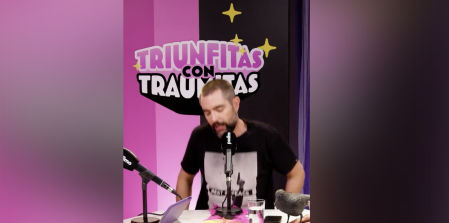 Dani Mateo, durante su charla en 'Triunfitas con traumitas'