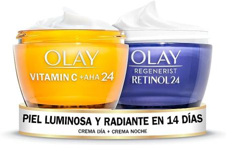 Olay Regenerist Retinol 24 Crema hidratante de noche + Gel Crema de día
