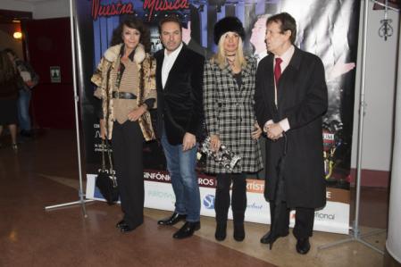 María Ángeles Grajal, Albert Castillón, Susana Gasch e Hilario López durante un acto público en Madrid Madrid, 09/01/2016